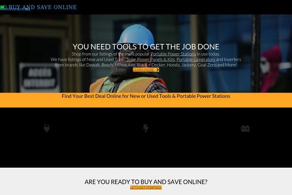 WordPress website example screenshot