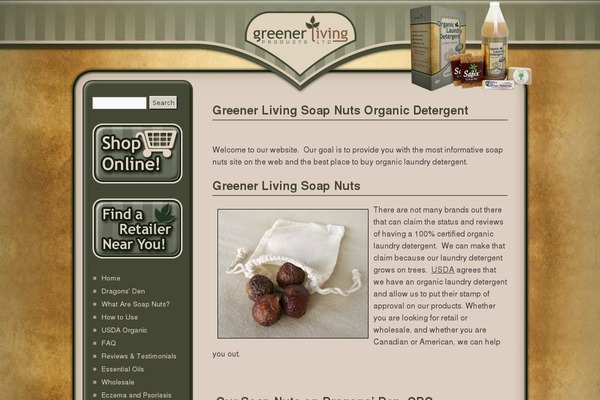 buysoapnuts.com site used Glptheme