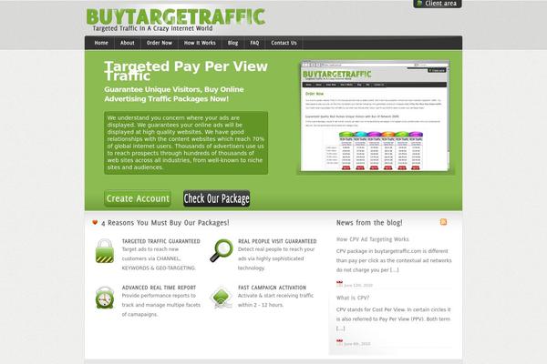 buytargetraffic.com site used Purecorpwp