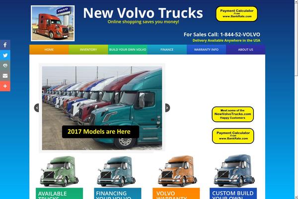 buyvolvotrucks.com site used Automotive Car Dealership Business WordPress Theme