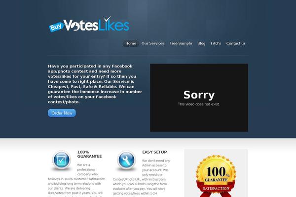 buyvoteslikes.com site used Buyvoteslikes