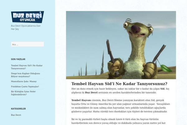 Twenty Fifteen theme site design template sample