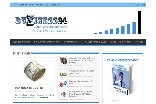 buziness24.com site used Voice
