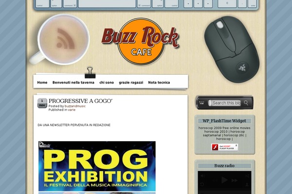 buzzandmusic.com site used Coffee-desk