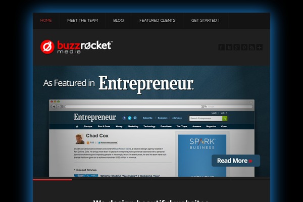 buzzrocketmedia.com site used Gotham