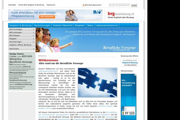 bvgversicherung.ch site used Hypotheken24