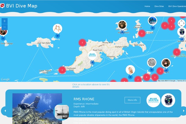 bvi-dive-map.com site used Divemap2