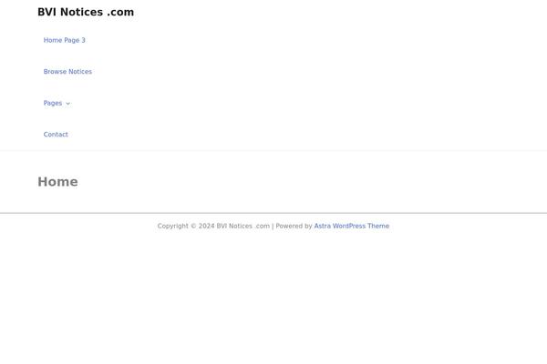 bvinotices.com site used Adifier