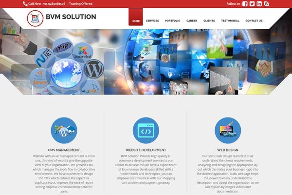 bvmsolution.com site used Bvm_wordpress