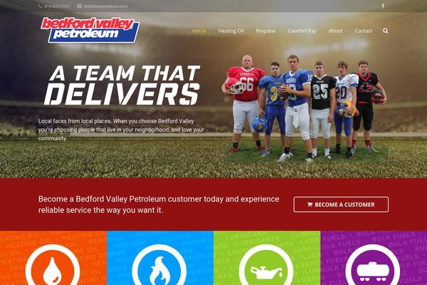 Impreza theme site design template sample