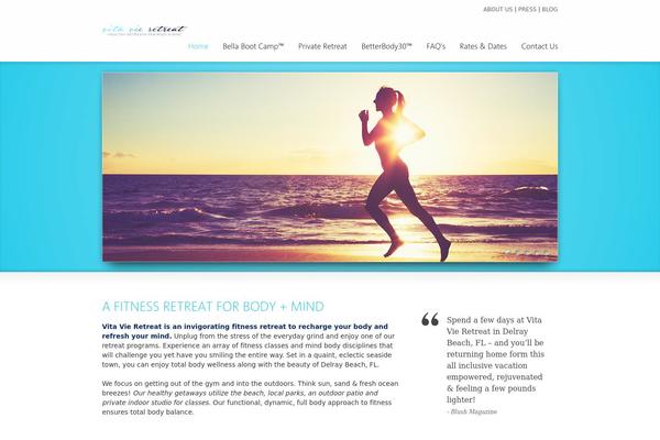 WordPress website example screenshot