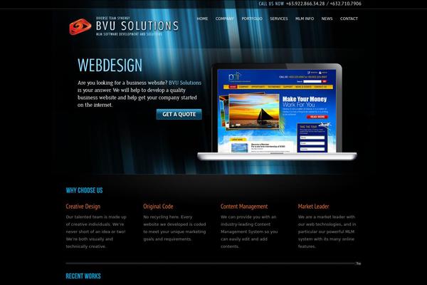 bvusolutions.com site used Bvutheme