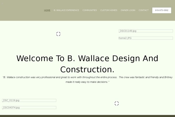 Wallace theme site design template sample