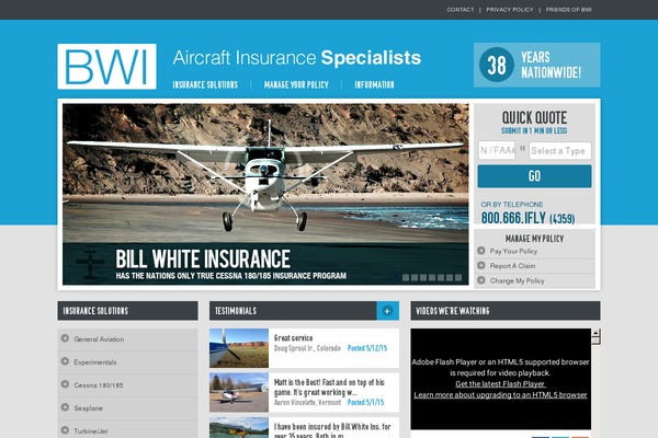 bwhiteinsurance.com site used Bwhite