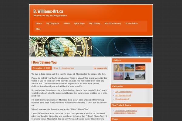 WordPress website example screenshot