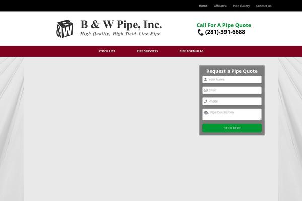 bwpipeinc.com site used Ewebresults-child