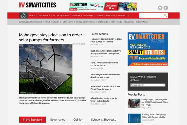 Businessworld theme websites examples