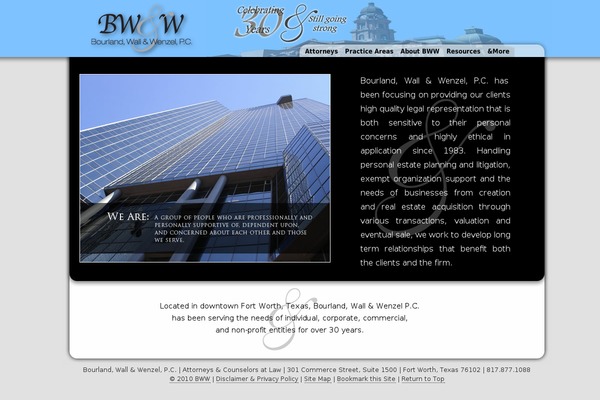 bwwlaw.com site used Bww