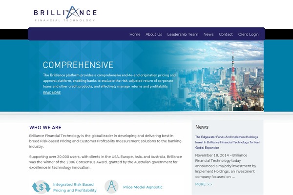 WordPress website example screenshot