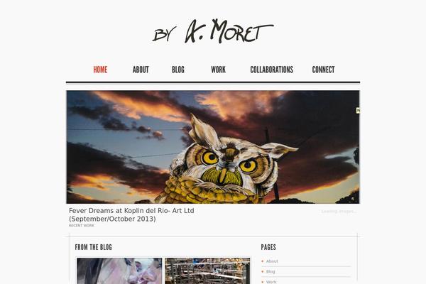 Revoltz theme site design template sample