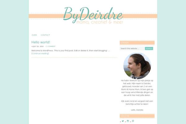 bydeirdre.nl site used Genesis