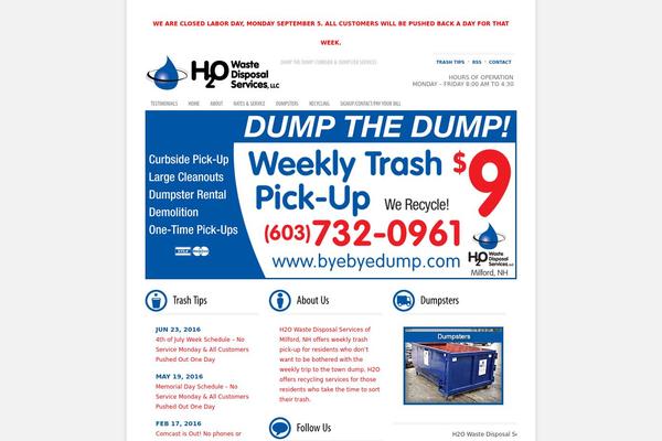 byebyedump.com site used Cb-aqua