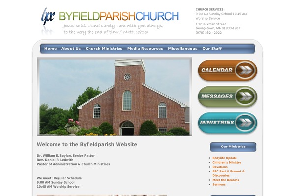 byfieldparish.org site used Church-wp10