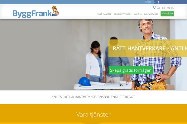 byggfrank.se site used Byggfrank