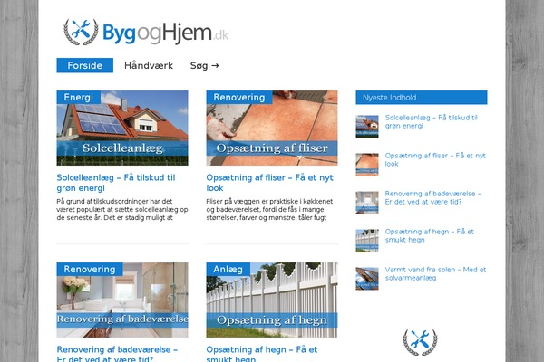 bygoghjem.dk site used Bomagasinet-tema