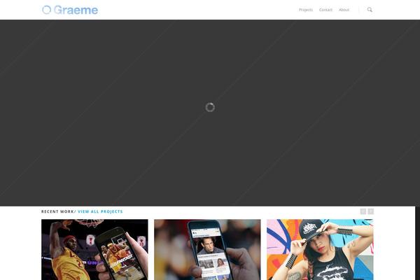 WordPress website example screenshot