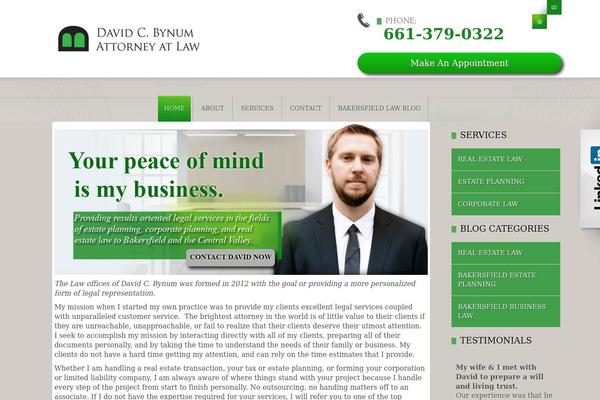 Site using Bynumlegal plugin