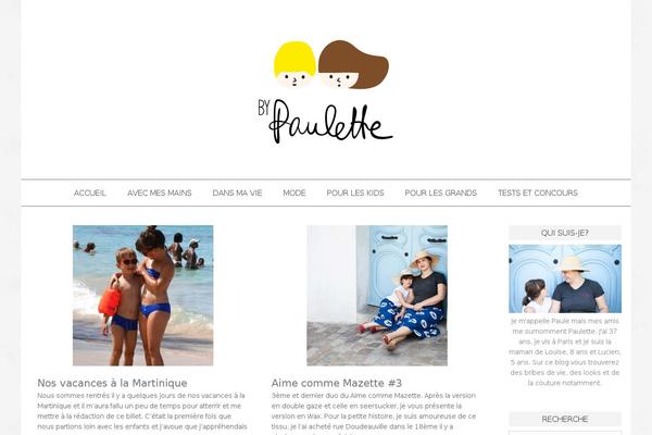 bypaulette.fr site used Milieu
