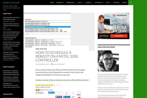 Twenty Fourteen theme site design template sample