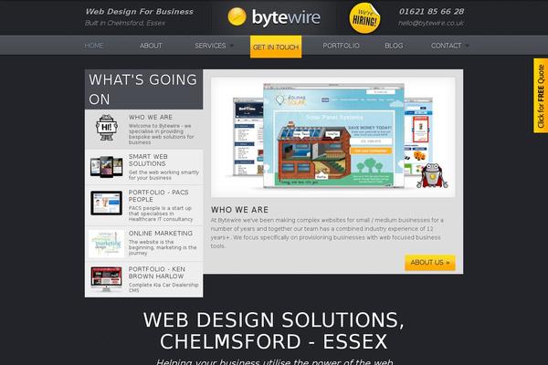 WordPress website example screenshot