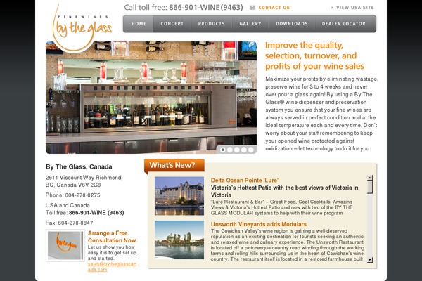bytheglass theme websites examples