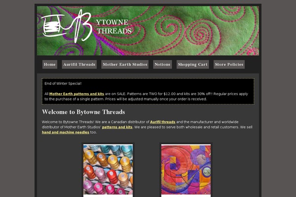 bytownethreads.com site used Bytowne