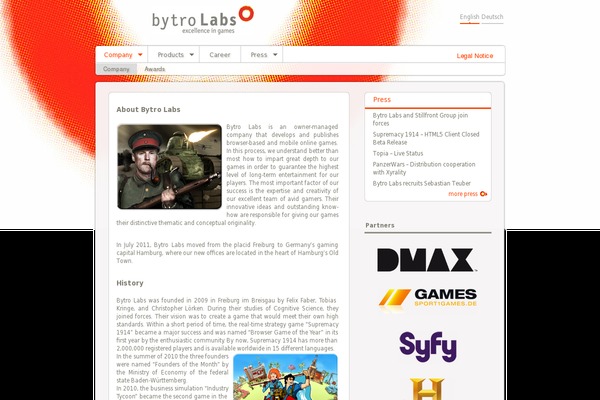 bytro.com site used Bytro