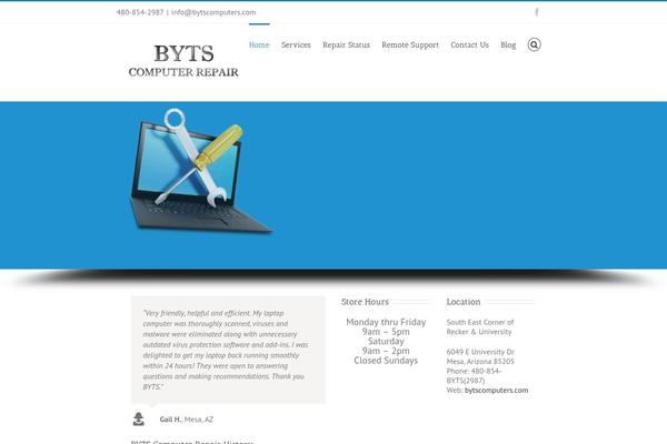 Avada theme site design template sample