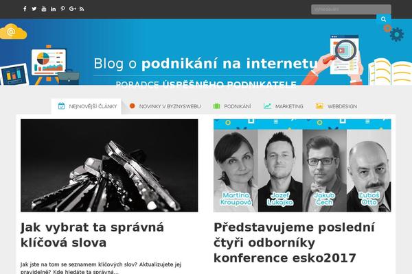 byznysblog.cz site used Byznys-blog.cz