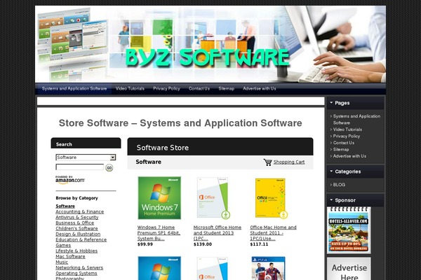 byzsoftware.com site used Dwb