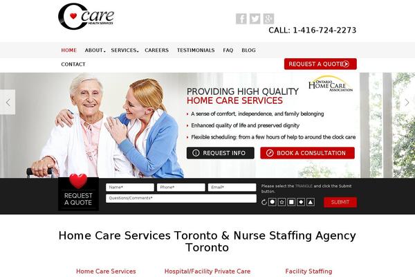 c-care.ca site used C-carehealthservices