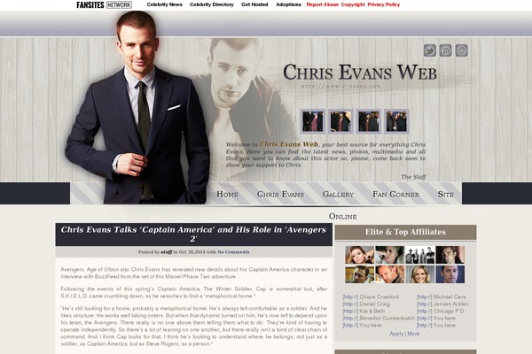 c-evans.com site used Chrisevansweb14_nd