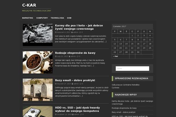 MH UrbanMag theme site design template sample