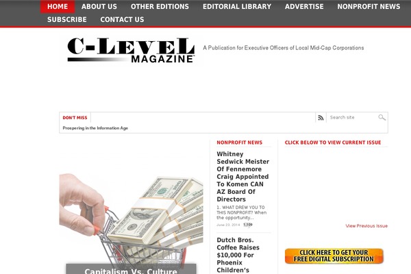 c-levelmagazine.com site used C-level