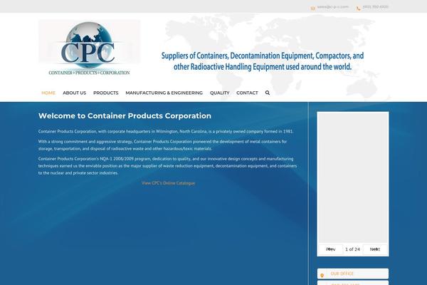 Industrial theme site design template sample