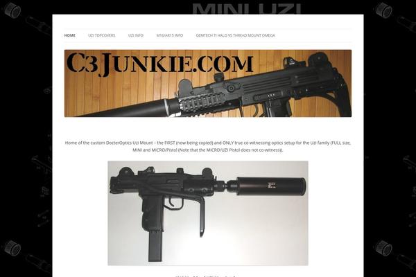 Twenty Twelve theme site design template sample