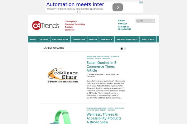 WordPress website example screenshot