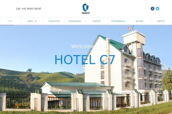c7hotels.com site used Luxary-resort
