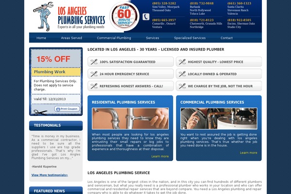 ca-losangelesplumbing.com site used Losangelesplumb