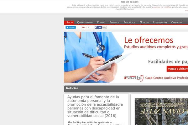 Site using Asesor de Cookies para normativa española plugin